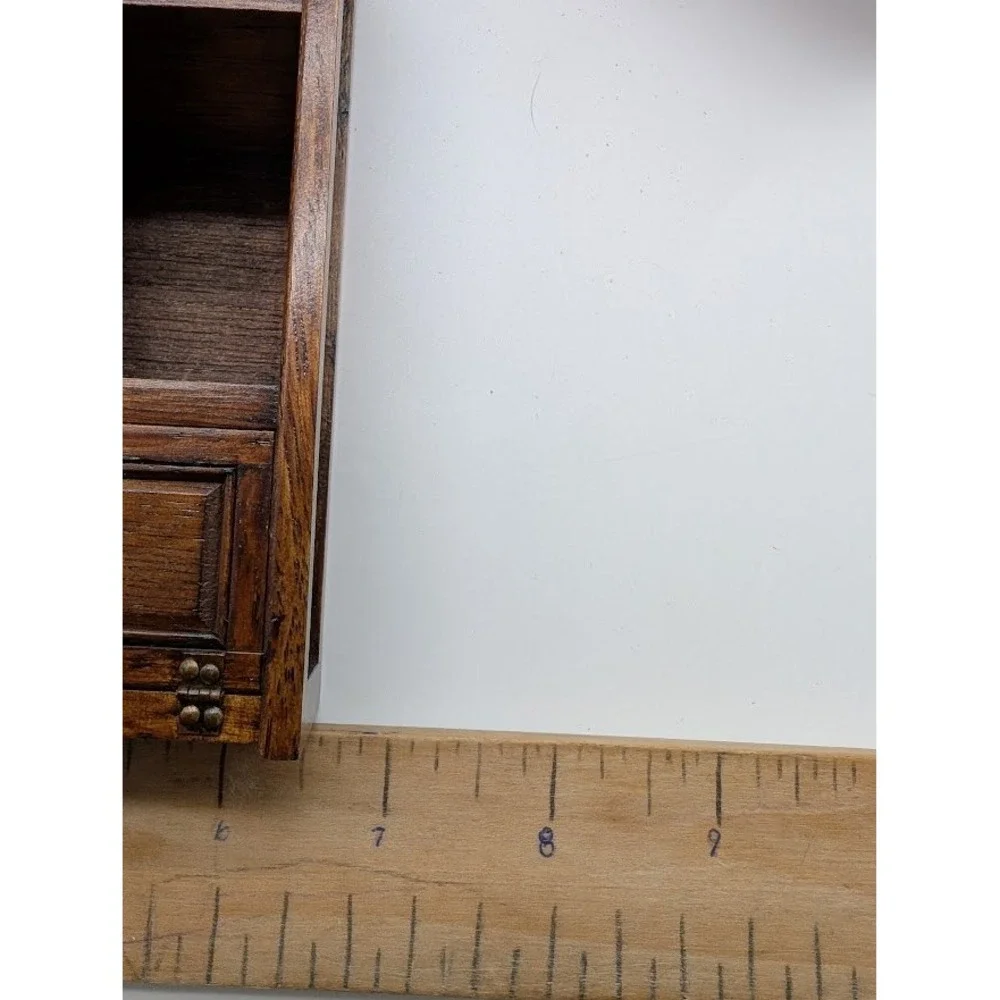 1:12 Miniature Dollhouse Reminiscence Antique Hutch Sideboard Dining Throne Room